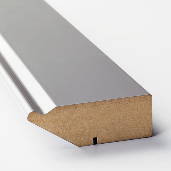 BODBYN Decorative toekick for dishwasher, gray, 26x4 "