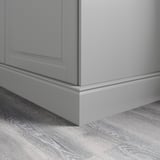 BODBYN Decorative toekick, gray, 87x4 "