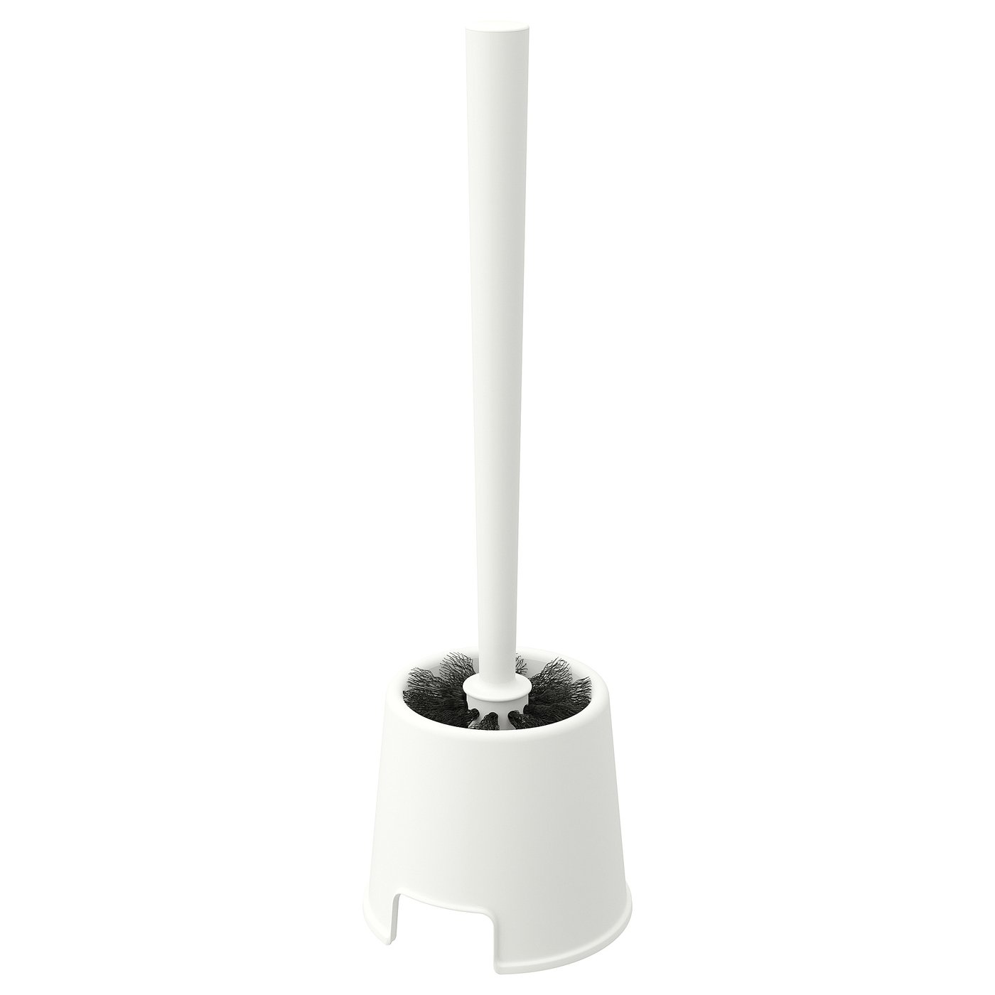 Toilet Brush/Holder, White