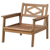BONDHOLMEN Armchair, outdoor, brown