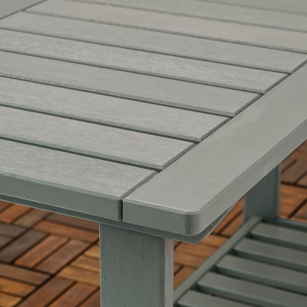 BONDHOLMEN Console table, outdoor, gray stained, 43 3/4x18 1/8" IKEA