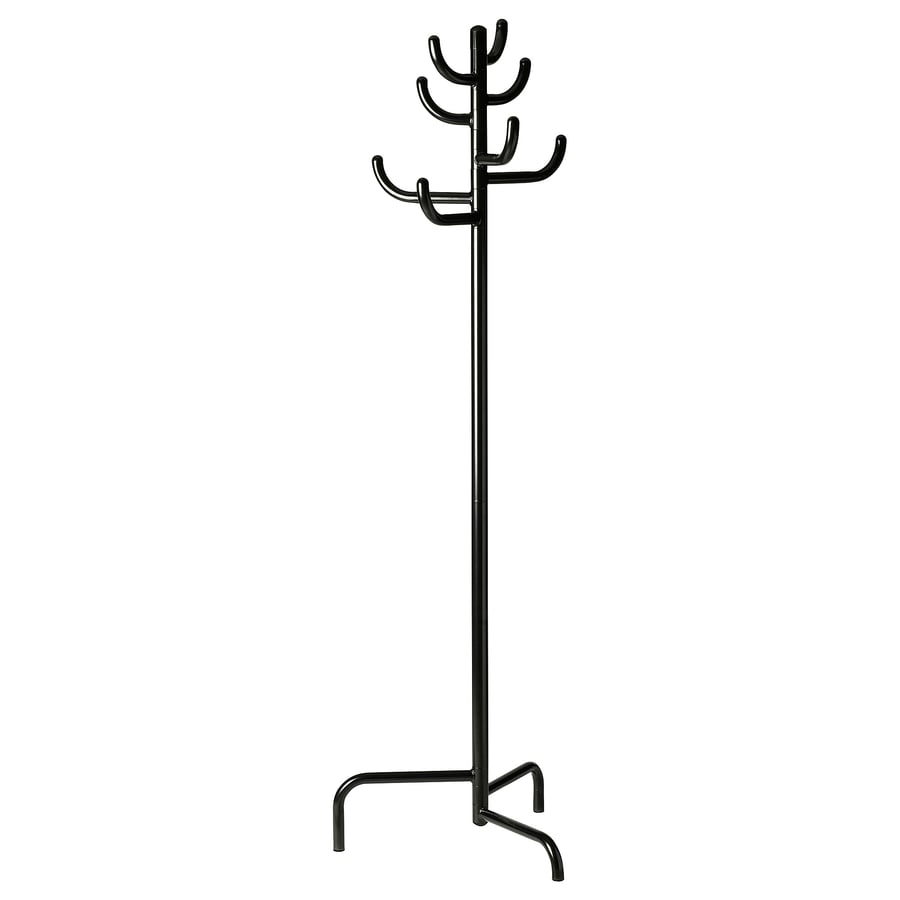 BONDSKÄRET hat and coat stand, black, 687/8" IKEA