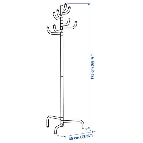 BONDSKÄRET Hat and coat stand, lilac, 68 7/8 "