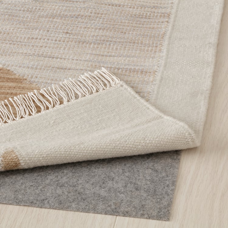 BORSTGRÄS rug, flatwoven, handmade/beige multicolor, 5'7"x7'10" IKEA