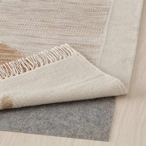 BORSTGRÄS rug, flatwoven, handmade/beige multicolor, 5'7"x7'10" IKEA