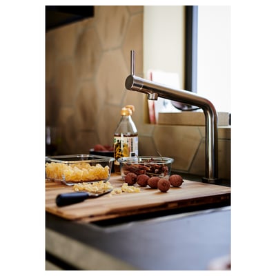 BOSJÖN Kitchen faucet, stainless steel color