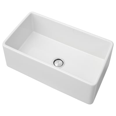 BOVIGGEN Apron front sink, white