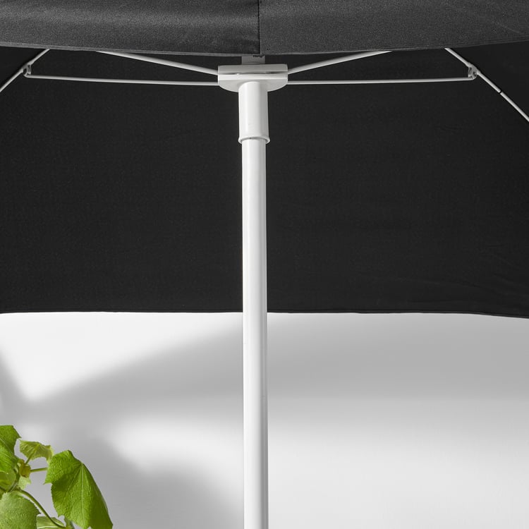 BRAMSÖN / FLISÖ Umbrella with base, black IKEA