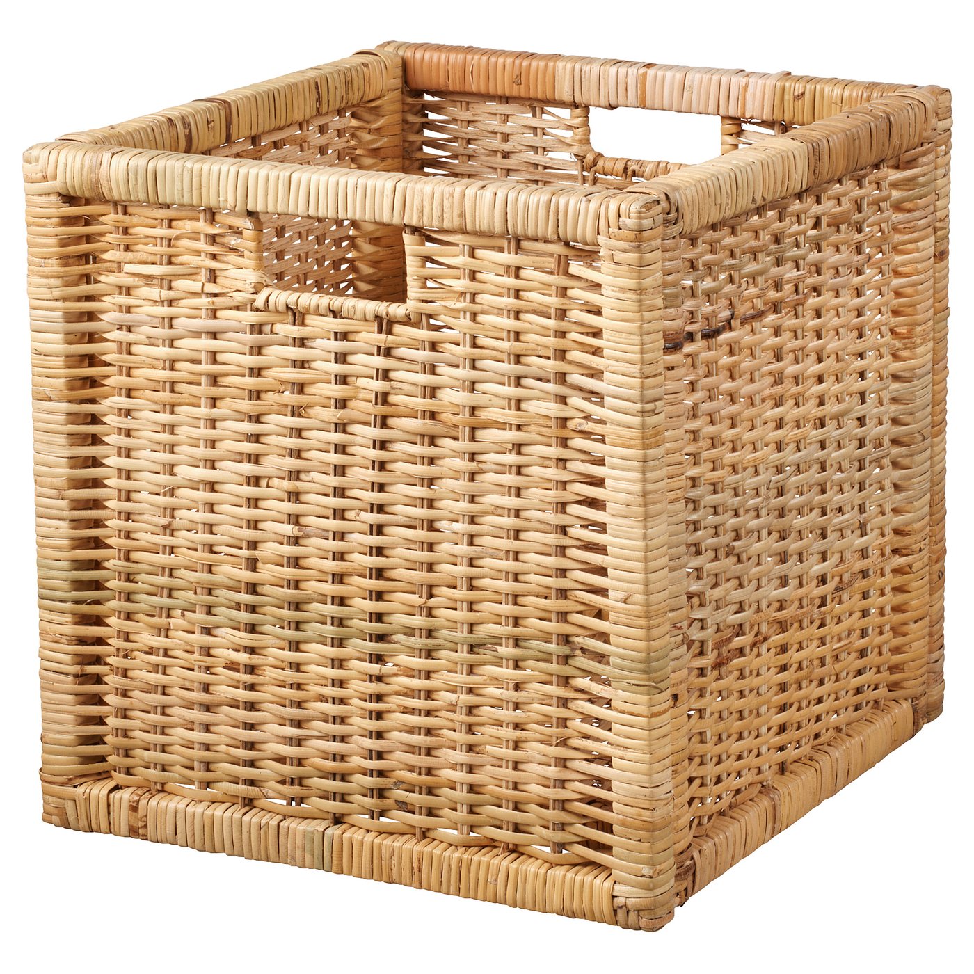 Woven Natural Decorative Cane Pattern Small Basket - Threshold™