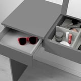 BRIMNES Dressing table, gray, 27 1/2x16 1/2 "