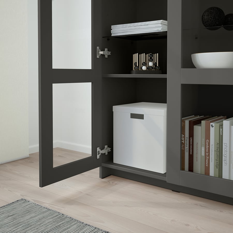 BRIMNES Glassdoor gray, 311/2x743/4" IKEA