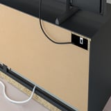 BRIMNES TV storage combination, black, 70 7/8x16 1/8x74 3/4 "