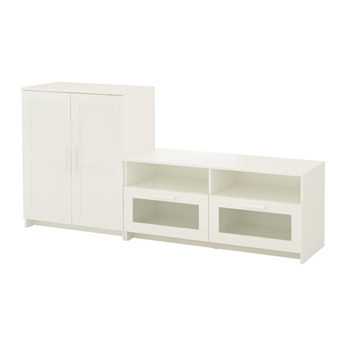 BRIMNES TV storage combination white IKEA