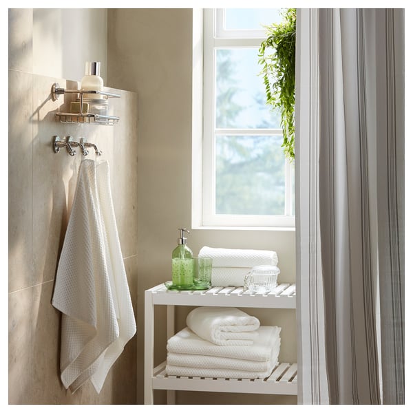 BROFJÄRDEN Shower shelf, chrome effect, 13x4 ¾ "