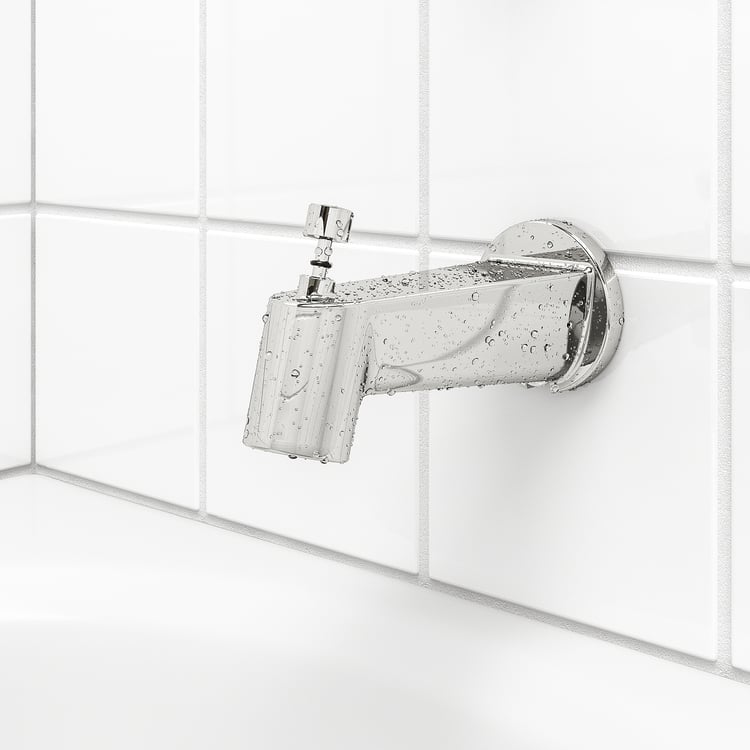 BROGRUND bath/shower set thermostatic faucet, chrome plated IKEA