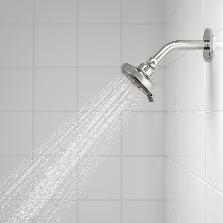 BROGRUND bath/shower set thermostatic faucet, chrome plated IKEA