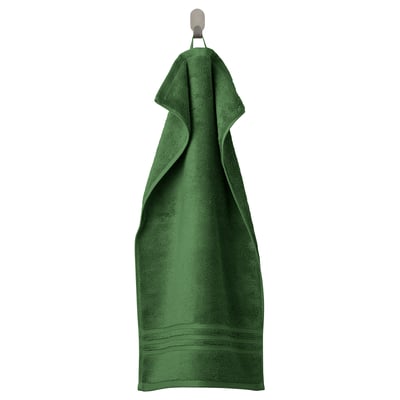 BROKGLIM Hand towel, green, 16x28 "