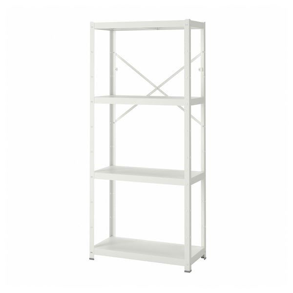 BROR Shelving unit, white, 331/2x153/4x743/4" IKEA