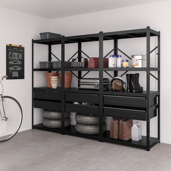 Best Garage Shelving: Using Ikea Bror Shelving for Garage Organization -  VIV & TIM