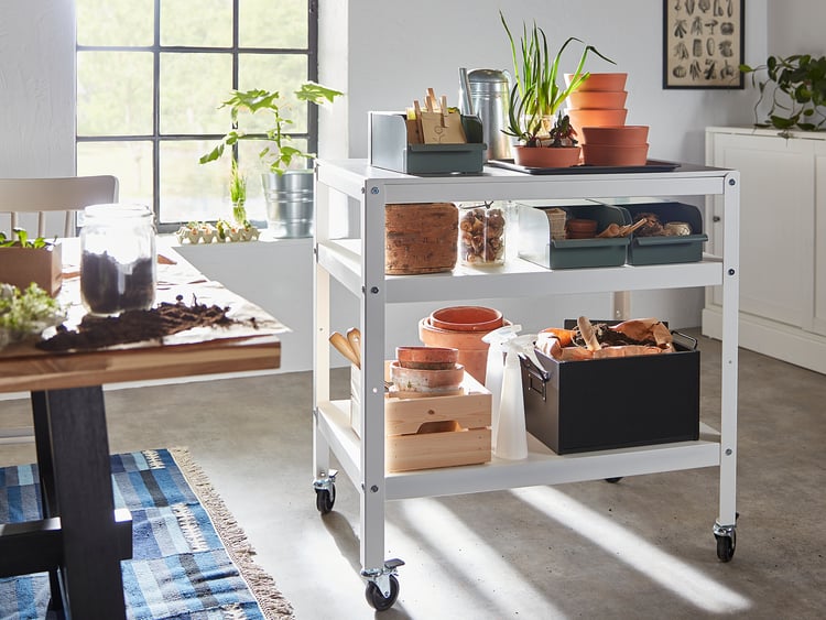 BROR utility cart, white, 331/2x215/8" IKEA