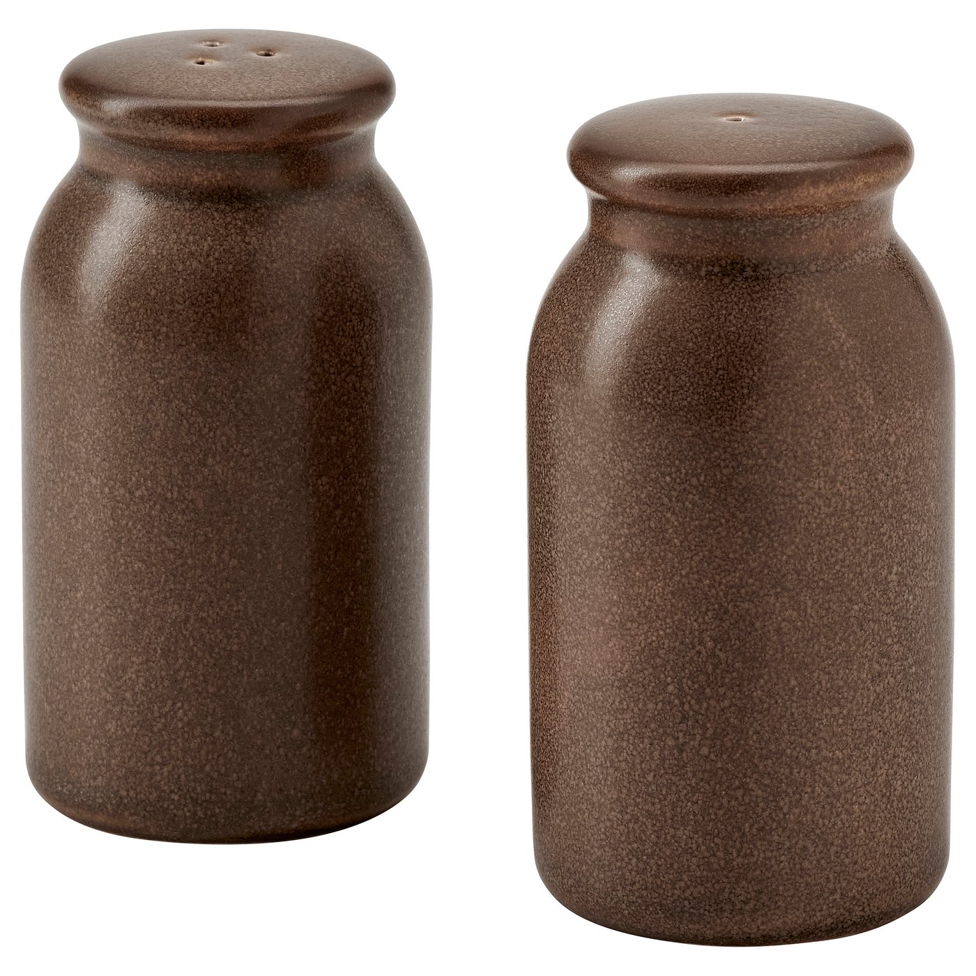 Salt & Pepper Shaker, Set Of 2, Brown