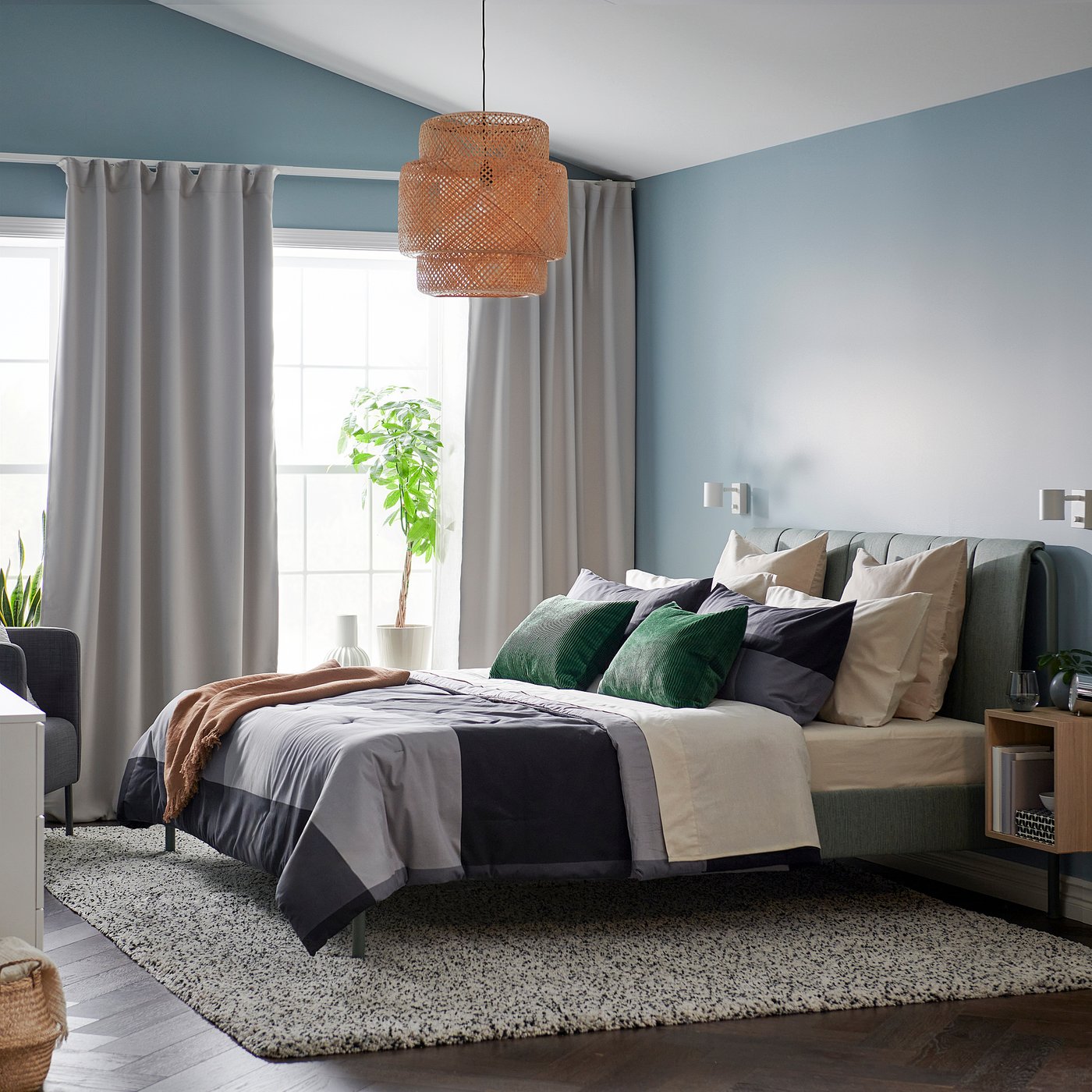 Comforter set, black 2