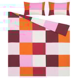 BRUNKRISSLA Comforter set, pink, Full/Queen