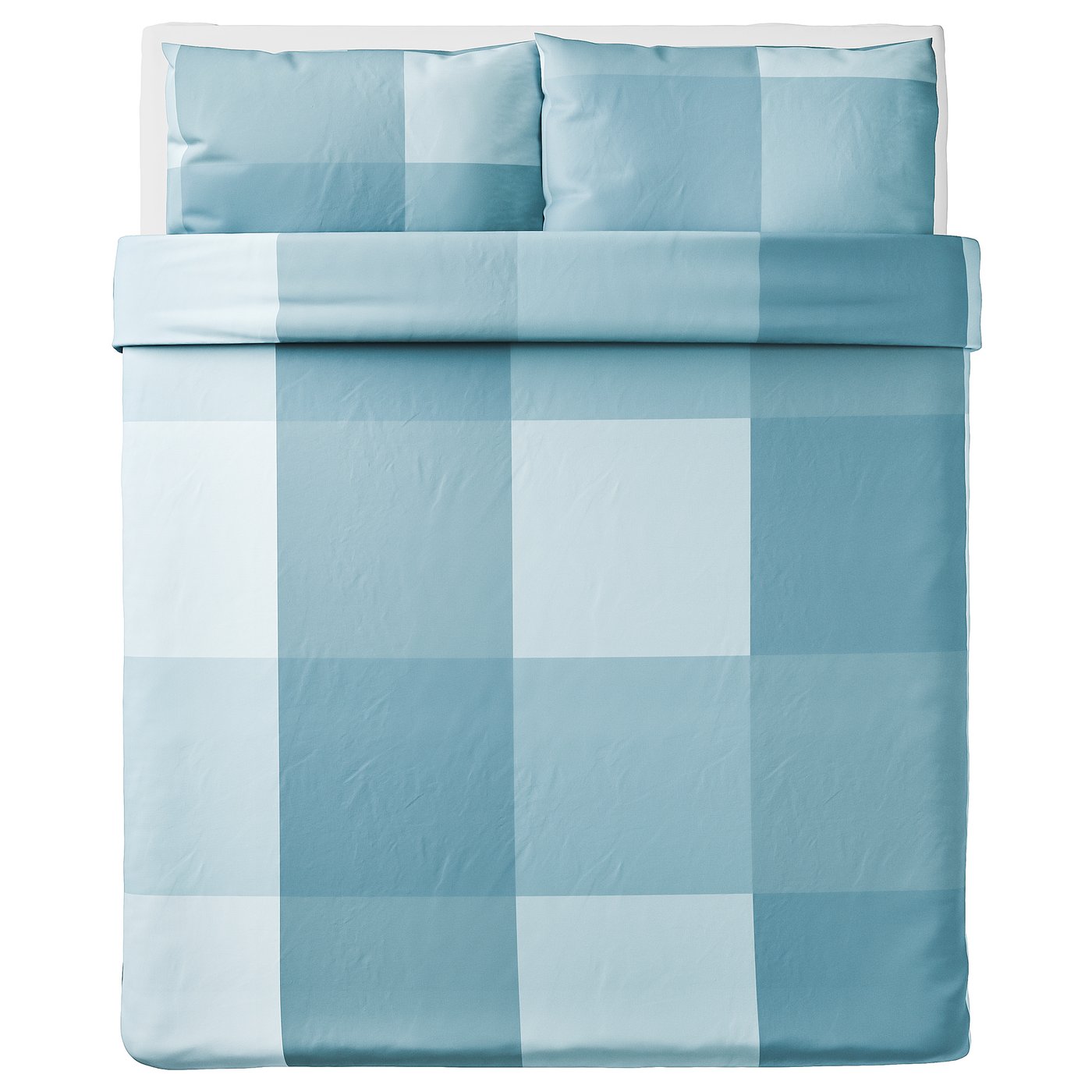BRUNKRISSLA Duvet cover and pillowcase(s) light blue IKEA