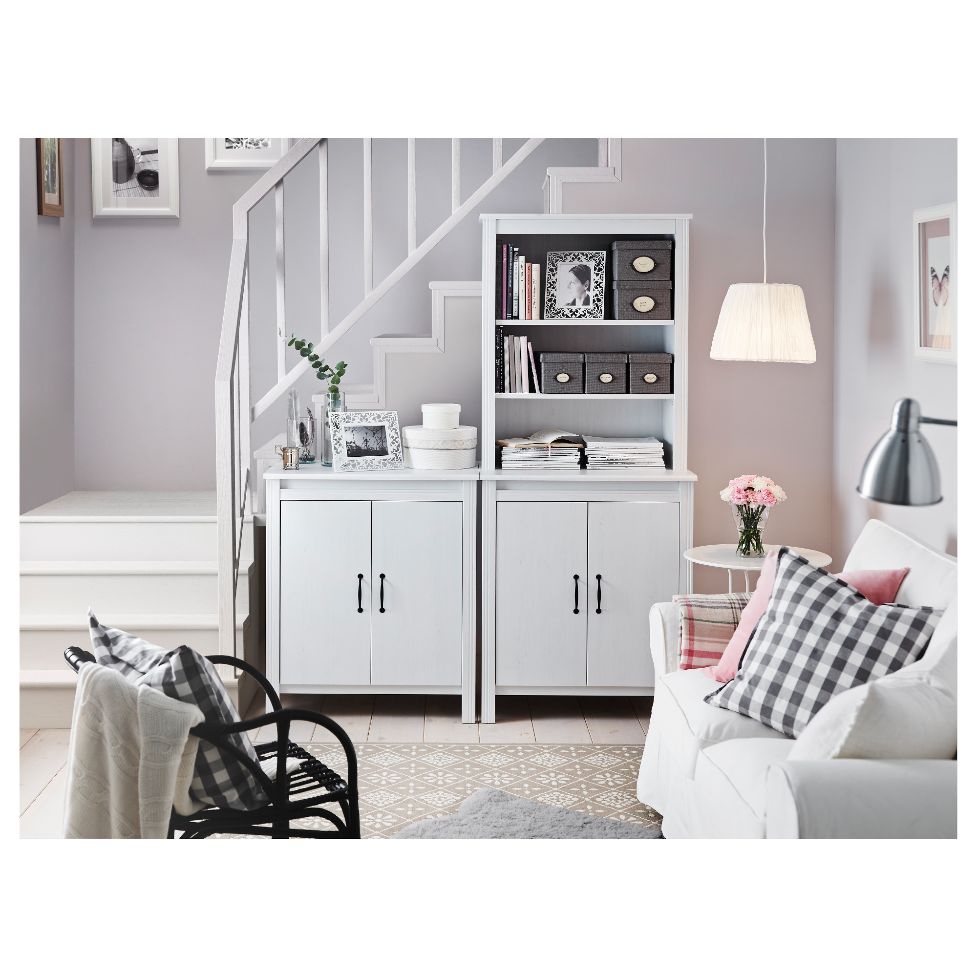 BRUSALI High with doors, white, 31 1/2x74 3/4". Add to cart! IKEA