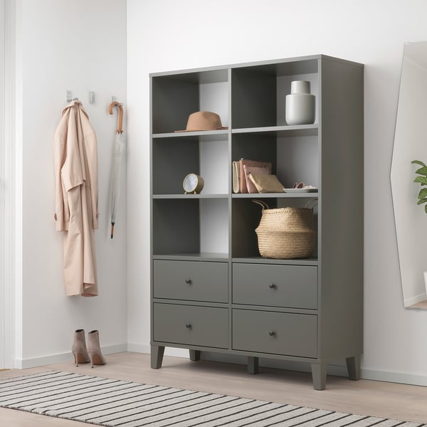 Bryggja Storage Unit Dark Gray 47 1 4x68 1 8 Ikea
