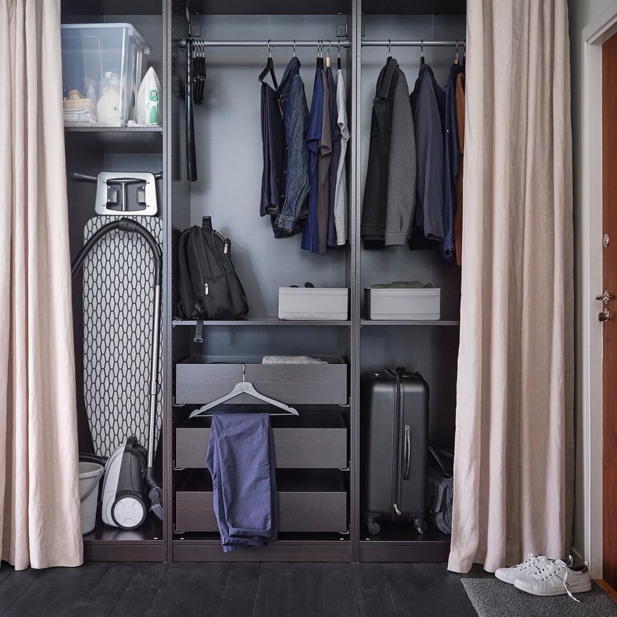 BUMERANG hanger, black - IKEA US