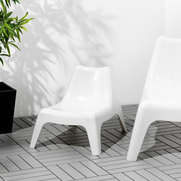 Bunso Children S Chair Outdoor White Ikea