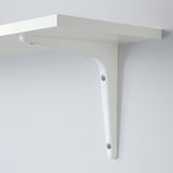 BURHULT / SIBBHULT Wall shelf, white/white, 23 1/4x7 7/8 "