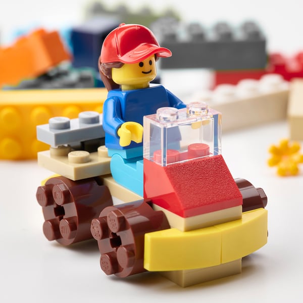 BYGGLEK 201-piece LEGO® brick set - mixed colors - IKEA