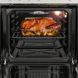 CIRKULERA Range with gas cooktop, Stainless steel