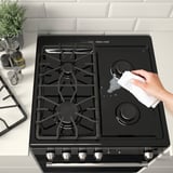 CIRKULERA Range with gas cooktop, Stainless steel