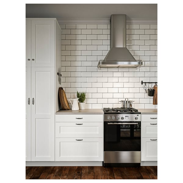 CIRKULERA Range with gas cooktop, Stainless steel