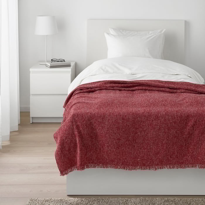CROSSBANA Throw, red, 51x67" IKEA