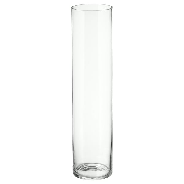 CYLINDER Vase, clear glass, 26 ¾ "