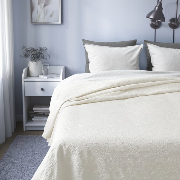 DÅDROR Bedspread, white, King