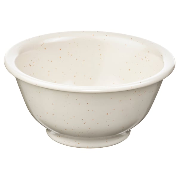 DAGGASTER Bowl, dotted/light beige, 5 ½ "