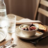 DAGGASTER Bowl, dotted/light beige, 5 ½ "