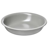 DAGGASTER Deep plate/bowl, dotted/gray, 7 ½ "