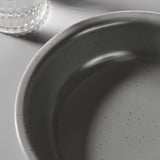 DAGGASTER Deep plate/bowl, dotted/gray, 7 ½ "