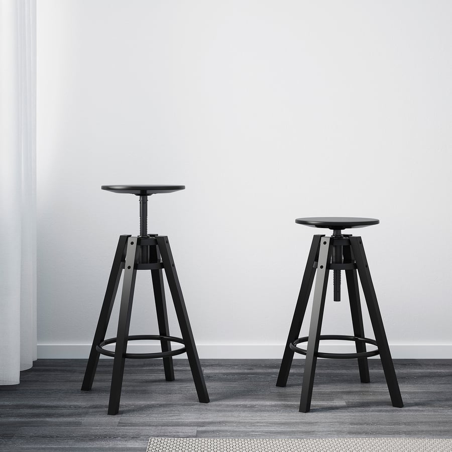 DALFRED Bar stool, black IKEA