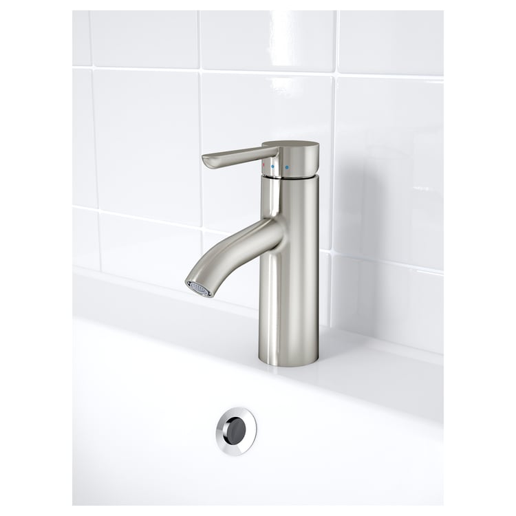 DALSKÄR Bath faucet with strainer, stainless steel color IKEA