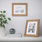 DALSKÄRR Frame, wood effect/light brown, 8x10 "