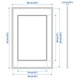 DALSKÄRR Frame, wood effect/light brown, 8x10 "