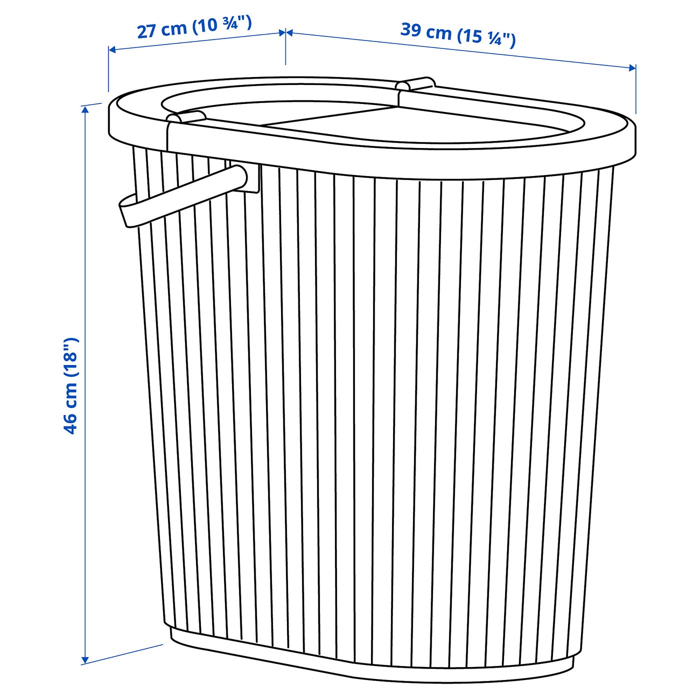 DAMMÄNG Bin with lid - gray-beige 7 gallon