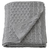 DÅRÖRT Throw, gray, 51x67 "